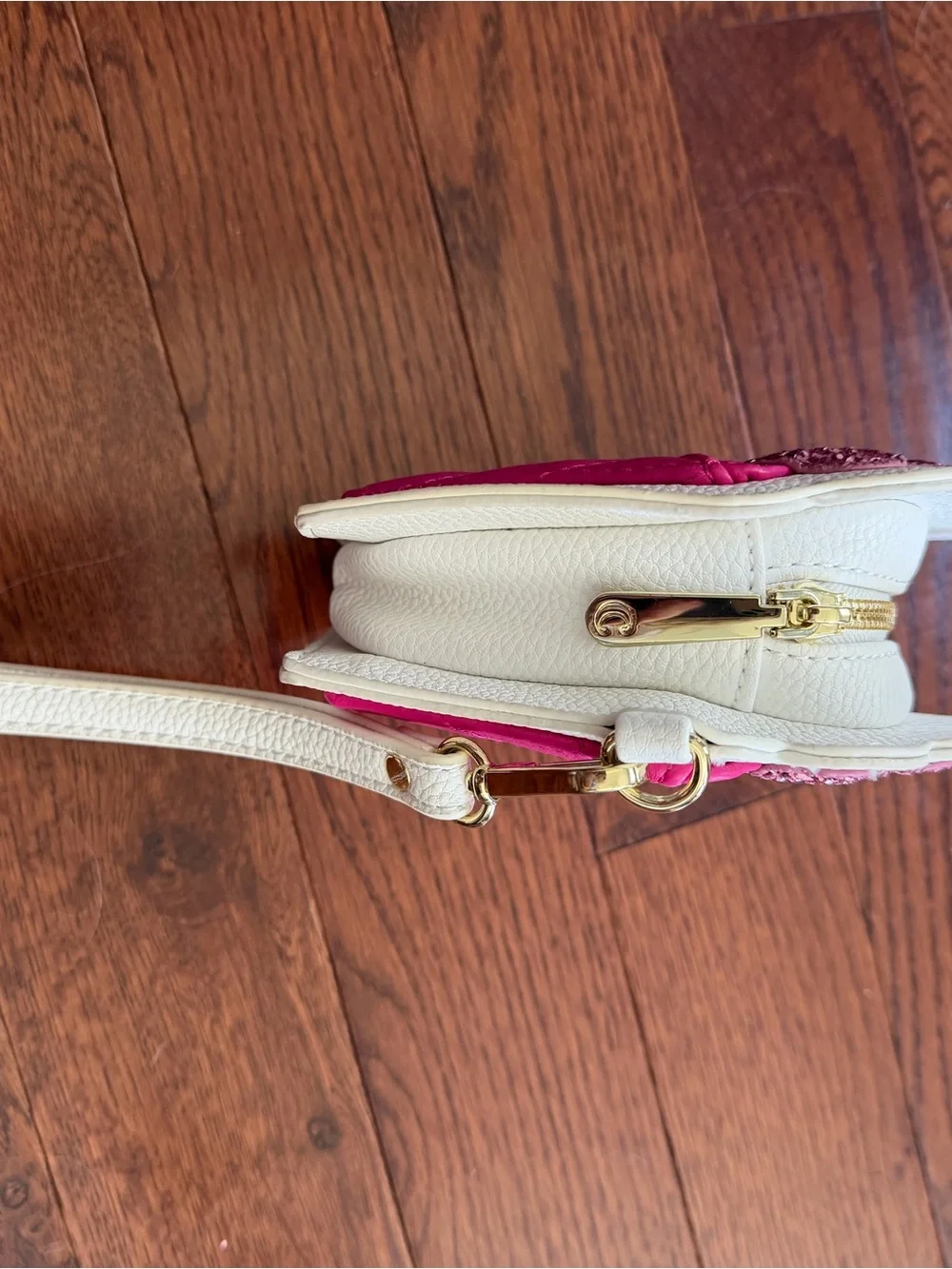 Claire's Pink Glitter Cupcake Wristlet Clutch